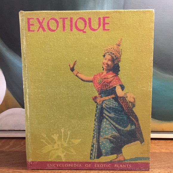 Exotic Plants Storage Book Box - Picture 2 of 8